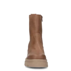 Bruine Enkelboots Met Plateau Hak^Sacha Best Sale