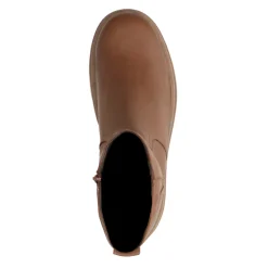 Bruine Enkelboots Met Plateau Hak^Sacha Best Sale