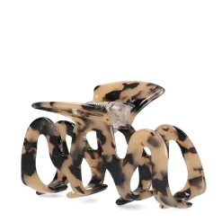 Bruine Haarclip Met Zwarte Details^Sacha Hot