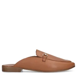 Bruine Leren Slip On Loafers^Sacha Cheap