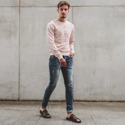 Bruine Leren Slippers^Sacha Fashion