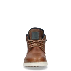 Bruine Leren Veterboots^Sacha Outlet