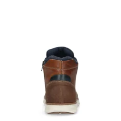 Bruine Leren Veterboots^Sacha Outlet