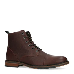 Bruine Leren Veterboots^Sacha Cheap