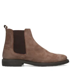 Bruine Nubuck Chelsea Boots^Sacha Sale