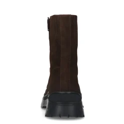 Bruine Suede Hoge Veterboots^Sacha Fashion