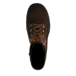 Bruine Suede Hoge Veterboots^Sacha Fashion