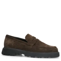 Bruine Suede Loafers^Sacha Discount
