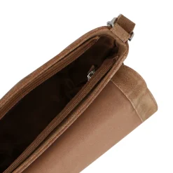 Bruine Suede Schoudertas^Sacha Clearance