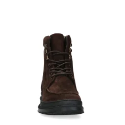 Bruine Suede Veterboots^Sacha Online