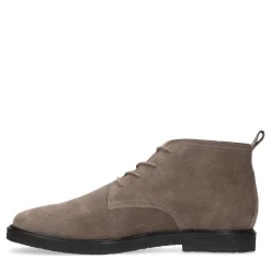 Bruine Suede Veterboots^Sacha Outlet
