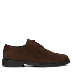 Bruine Suede Veterschoenen^Sacha Online