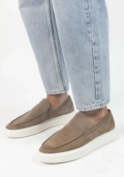 Camel Loafers Met Witte Zool^Sacha Online