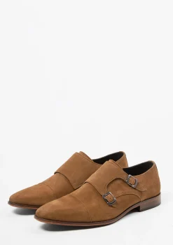 Camel Suede Gespschoenen^Sacha Clearance