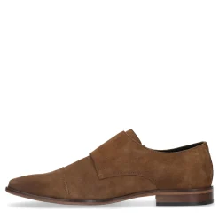 Camel Suede Gespschoenen^Sacha Clearance