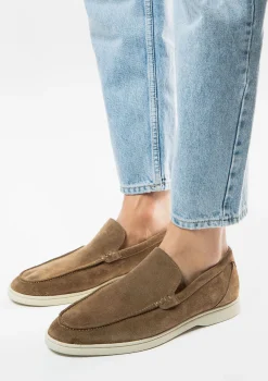 Camel Suede Loafers^Sacha Cheap