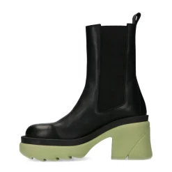 Chunky Chelsea Boots Met Groene Zool^Sacha Cheap