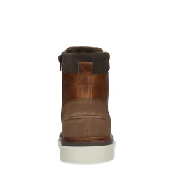 Cognac Hoge Leren Veterboots^Sacha Online