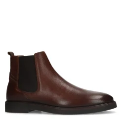 Cognac Leren Chelsea Boots^Sacha Discount