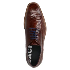 Cognac Leren Veterschoenen^Sacha Best Sale