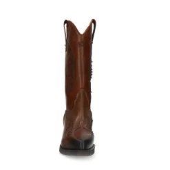 Cognac Leren Western Boots^Sacha Shop