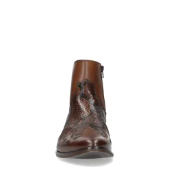 Cognac Western Boots Met Snakeskin^Sacha Cheap