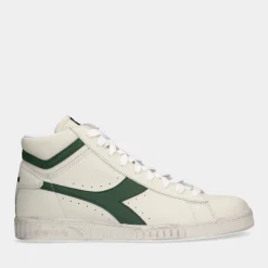 Diadora Game L High Waxed White Heren Sneakers^Sacha Discount