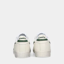 Diadora Game L Low Waxed White/Fogliage Dames Sneakers^Sacha Outlet