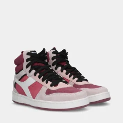 Diadora Magic Basket Mid Suede Wn Pink Dames Sneakers^Sacha Online