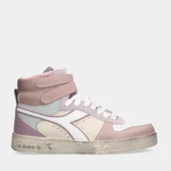 Diadora Magic Basket Mid Icona Pink Dames Sneakers^Sacha Online