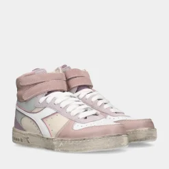 Diadora Magic Basket Mid Icona Pink Dames Sneakers^Sacha Online