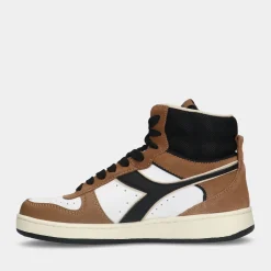 Diadora Magic Basket Mid Earth Brown/Black Heren Sneakers^Sacha Online