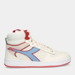 Diadora Magic Basket Mid Label White Dames Sneakers^Sacha Sale