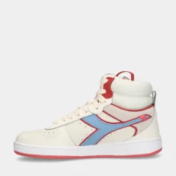 Diadora Magic Basket Mid Label White Dames Sneakers^Sacha Sale