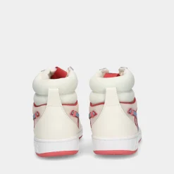 Diadora Magic Basket Mid Label White Dames Sneakers^Sacha Sale