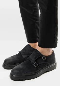 Donkerblauwe Chunky Monk Sneakers^Sacha Cheap