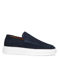 Donkerblauwe Loafers Met Witte Zool^Sacha Best Sale