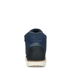 Donkerblauwe Nubuck Veterboots^Sacha Cheap