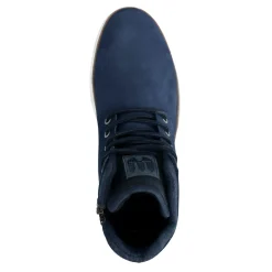 Donkerblauwe Nubuck Veterboots^Sacha Cheap