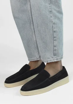 Donkerblauwe Suede Loafers^Sacha Sale