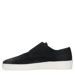 Donkerblauwe Suede Monk Sneakers^Sacha Discount
