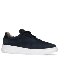 Donkerblauwe Suede Sneakers^Sacha Fashion