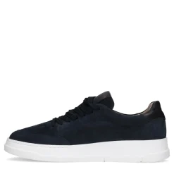 Donkerblauwe Suede Sneakers^Sacha Fashion