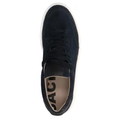 Donkerblauwe Suede Sneakers^Sacha Fashion