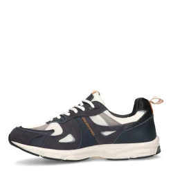 Donkerblauwe Suede Sneakers Met Lichtgrijze Details^Sacha Discount