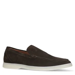Donkerbruine Suede Loafers^Sacha Online