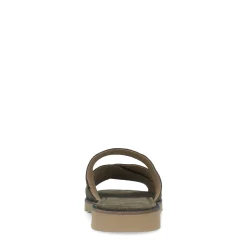 Donkergroene Suede Slippers^Sacha Outlet