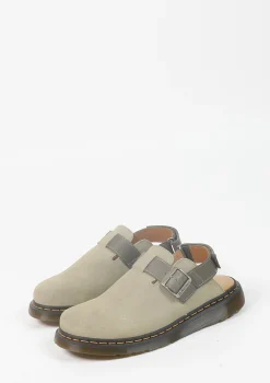 Dr. Martens Jadon Ii Suede Slingback Clogs^Sacha Shop