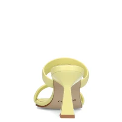 Gele Leren Muiltjes Met Trechterhak^Sacha Cheap
