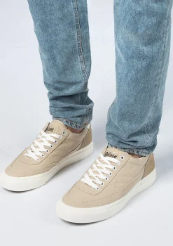 Goliath Beige Textiel Sneakers Met Suede^Sacha Shop